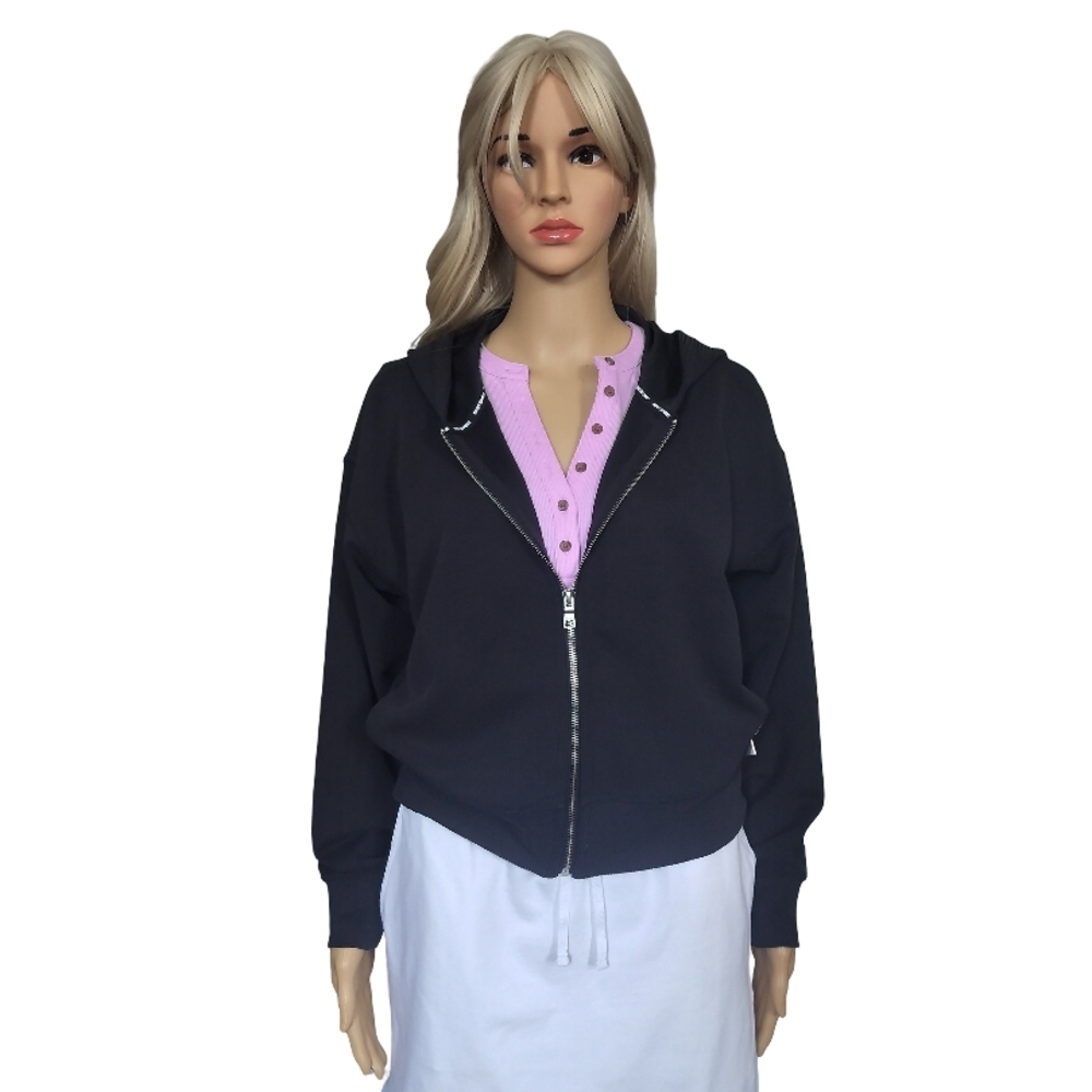 DKNY Black Zip-Up Hoodie